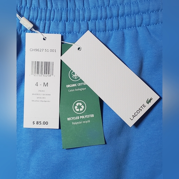 Lacoste Men's Organic Brushed Cotton Fleece Shorts - Picture 5 of 5